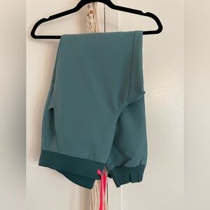 Figs jogger scrub pants: teal/blue